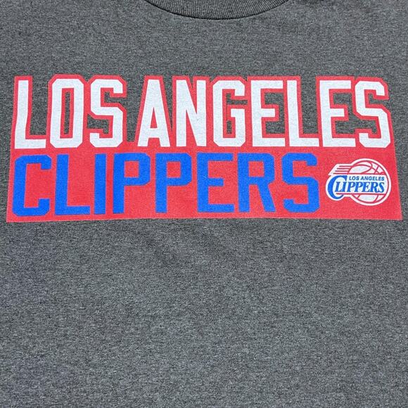 Majestic LA Clippers Chris Paul #3 Dark Gray SS Graphic Tee Mens Size S/M - Picture 4 of 8